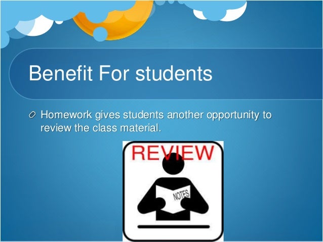 benefits of homework statistics